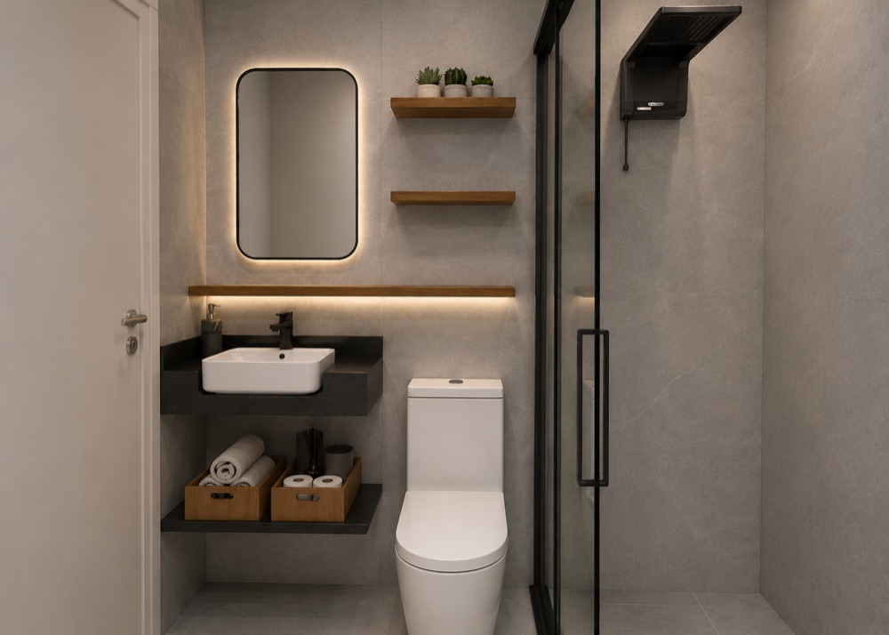 Home Lago Sul — Banheiro planejado